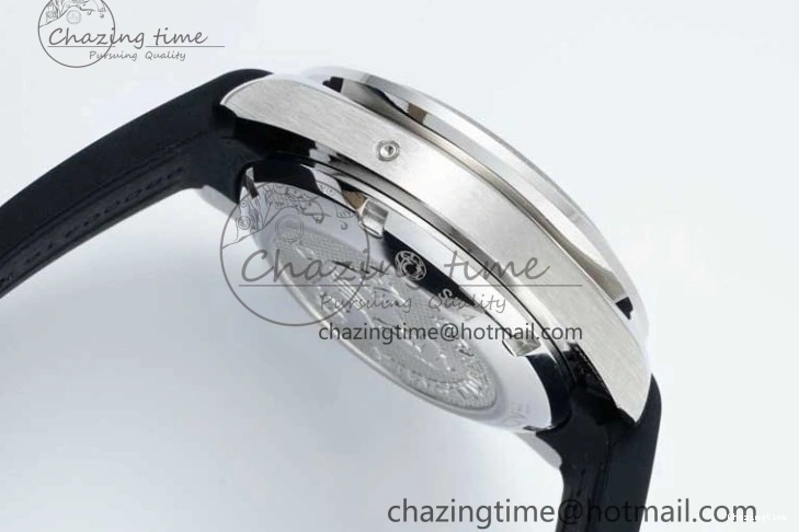 0111 Breathable Speedmaster Racing Master SS HKF Best Edition White Dial on Black Rubber Strap A 7815